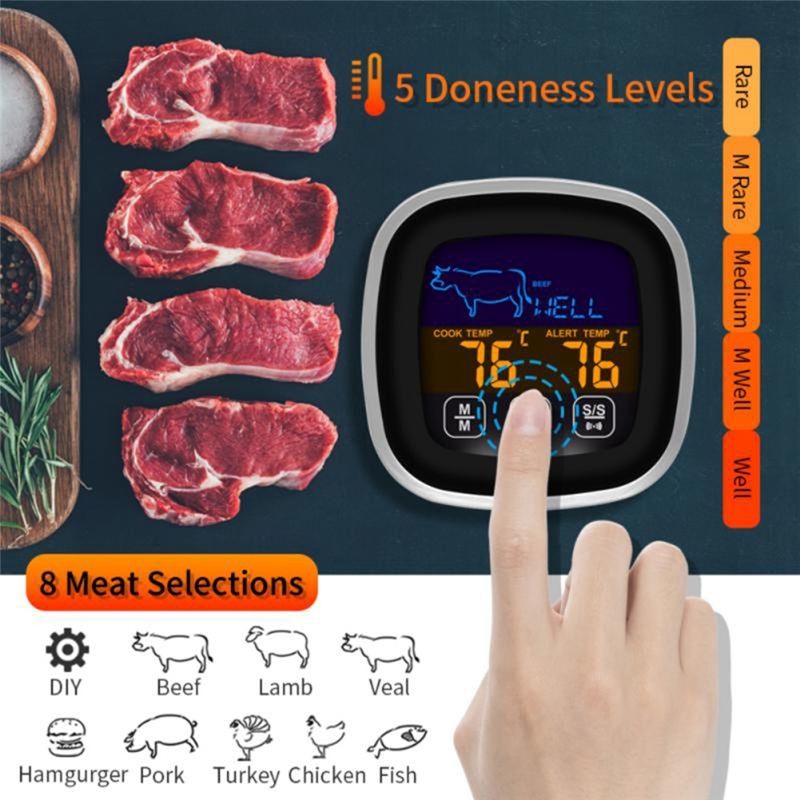Thermometer Digital - SUPERSALE Digital Kitchen Thermometer Stainless Waterproof