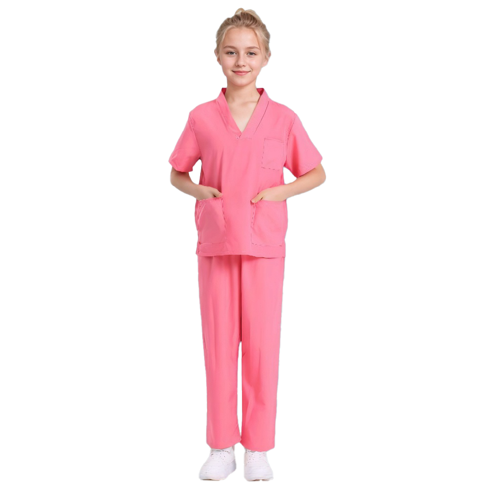 6PCS Doctor Scrubs Uniform Set - Surgical Mask recension och pris