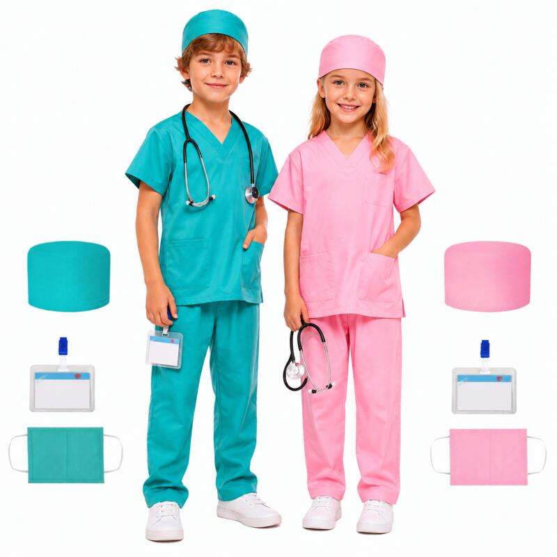 Kids Doctor Scrubs Costume Set - Stethoscope recension och pris