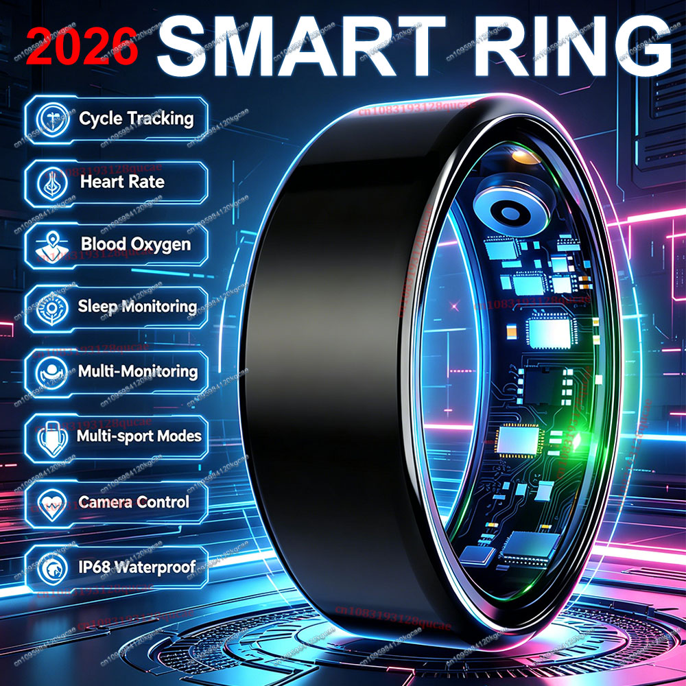 2026 New Smart Ring Heart Rate - Blood Pressure Monitor recension och pris