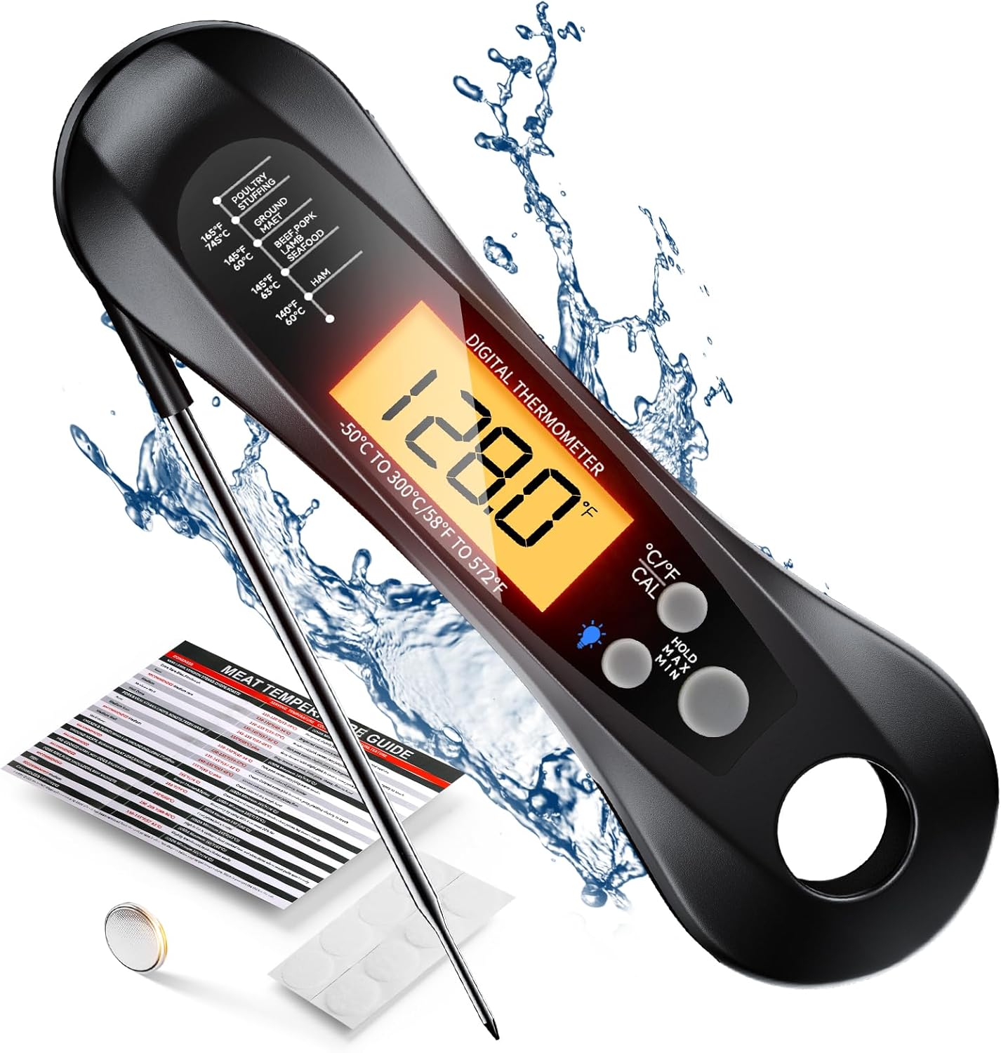 Digital Instant Read Meat Ther - Thermometer Digital recension och pris