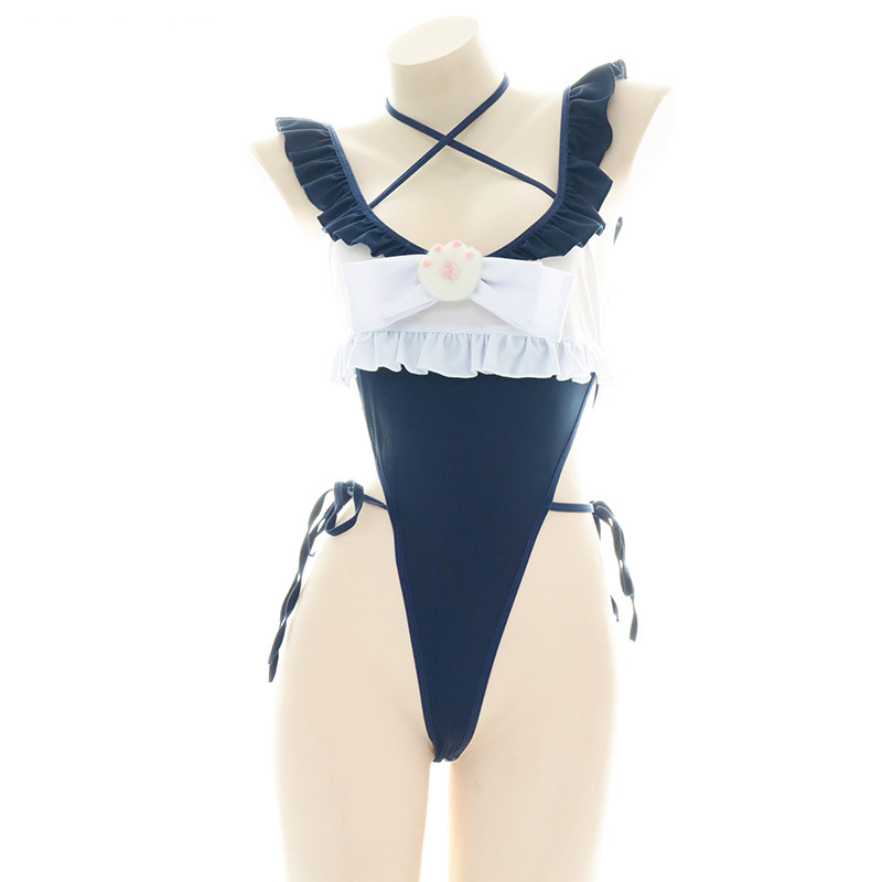 Cute Ruffled Edge One Piece Sw - Bandage recension och pris