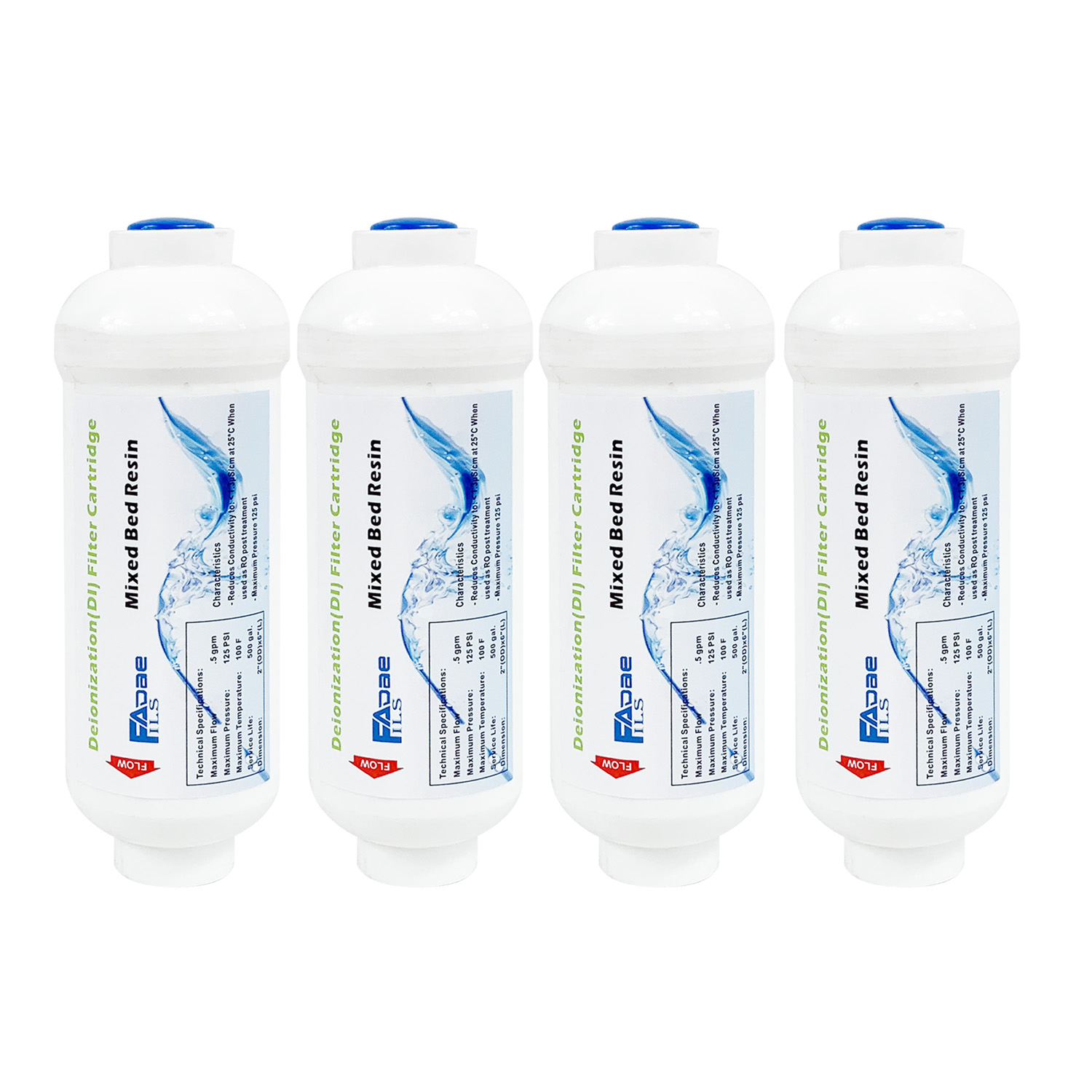 4 Pack Inline DI Mixed Bed Res - Xlab Medical recension och pris