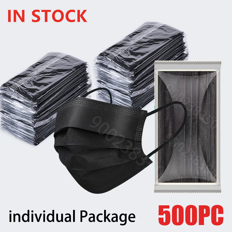 50-500pcs Black Disposable Cer - Surgical Mask recension och pris