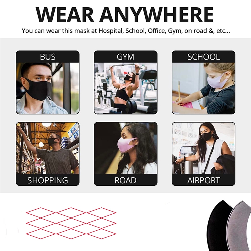 5/10PCS Fashion Solid Earloop  - Surgical Mask recension och pris