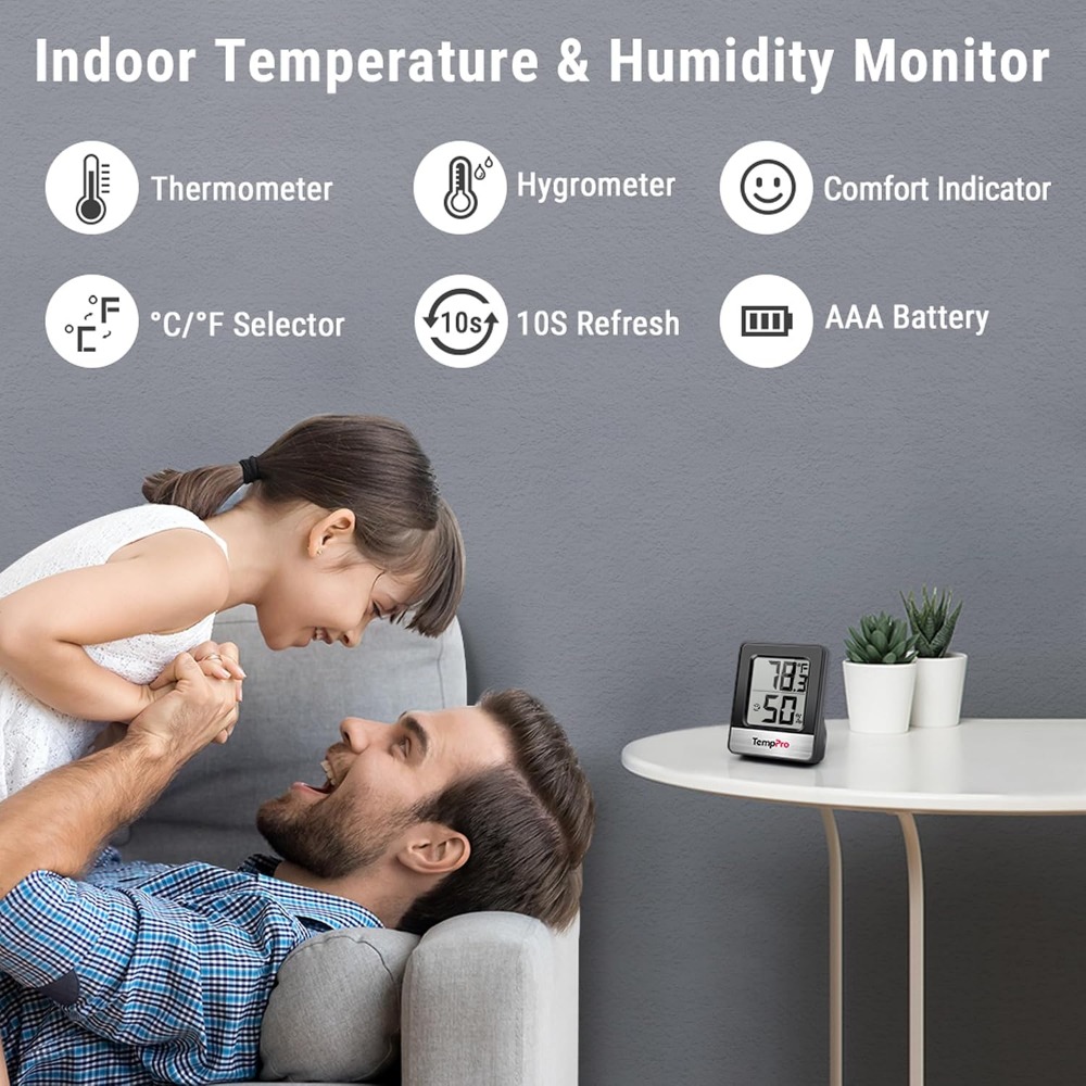 Digital Hygrometer Indoor Ther - Thermometer Digital recension och pris