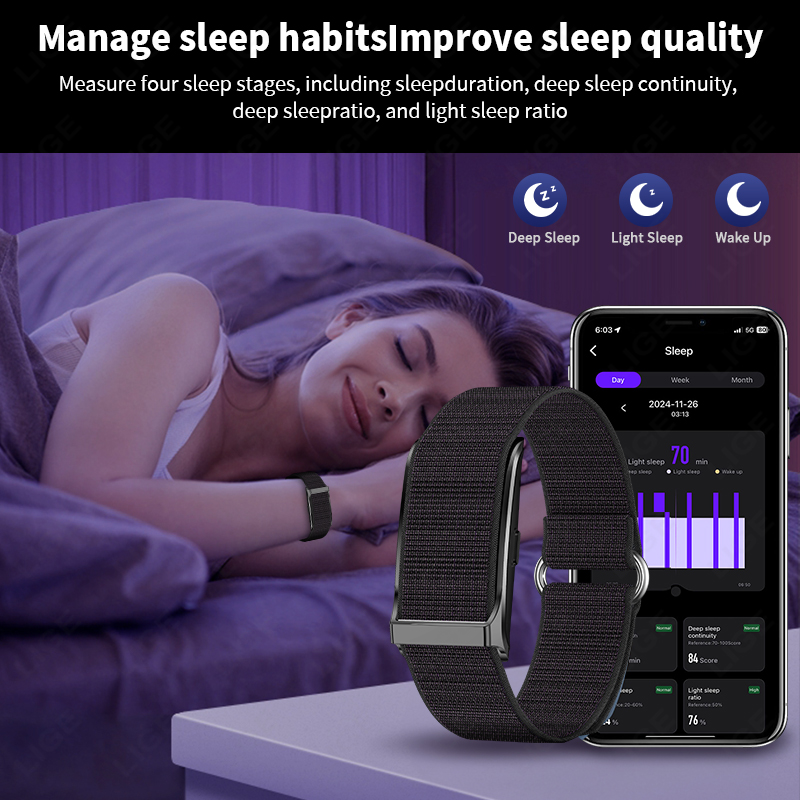 LIGE 100+ Sport Fitness Tracke - Blood Pressure Monitor recension och pris