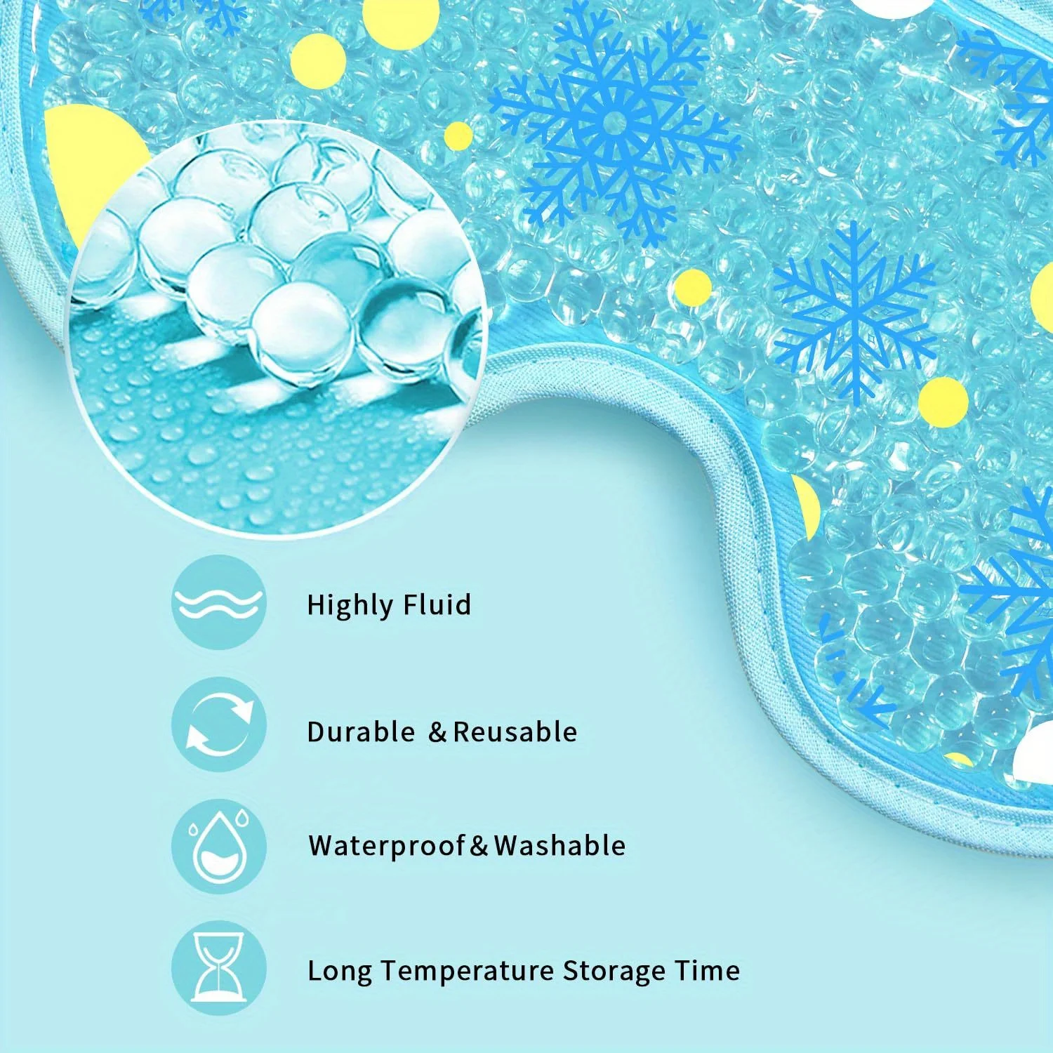 Cooling Eye Mask with Gel Bead - Surgical Mask recension och pris