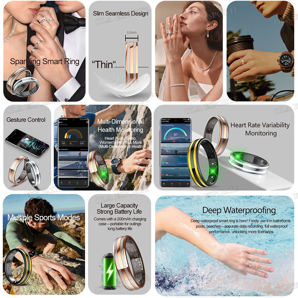 Gesture Sensing Smart Ring Hea - Blood Pressure Monitor recension och pris