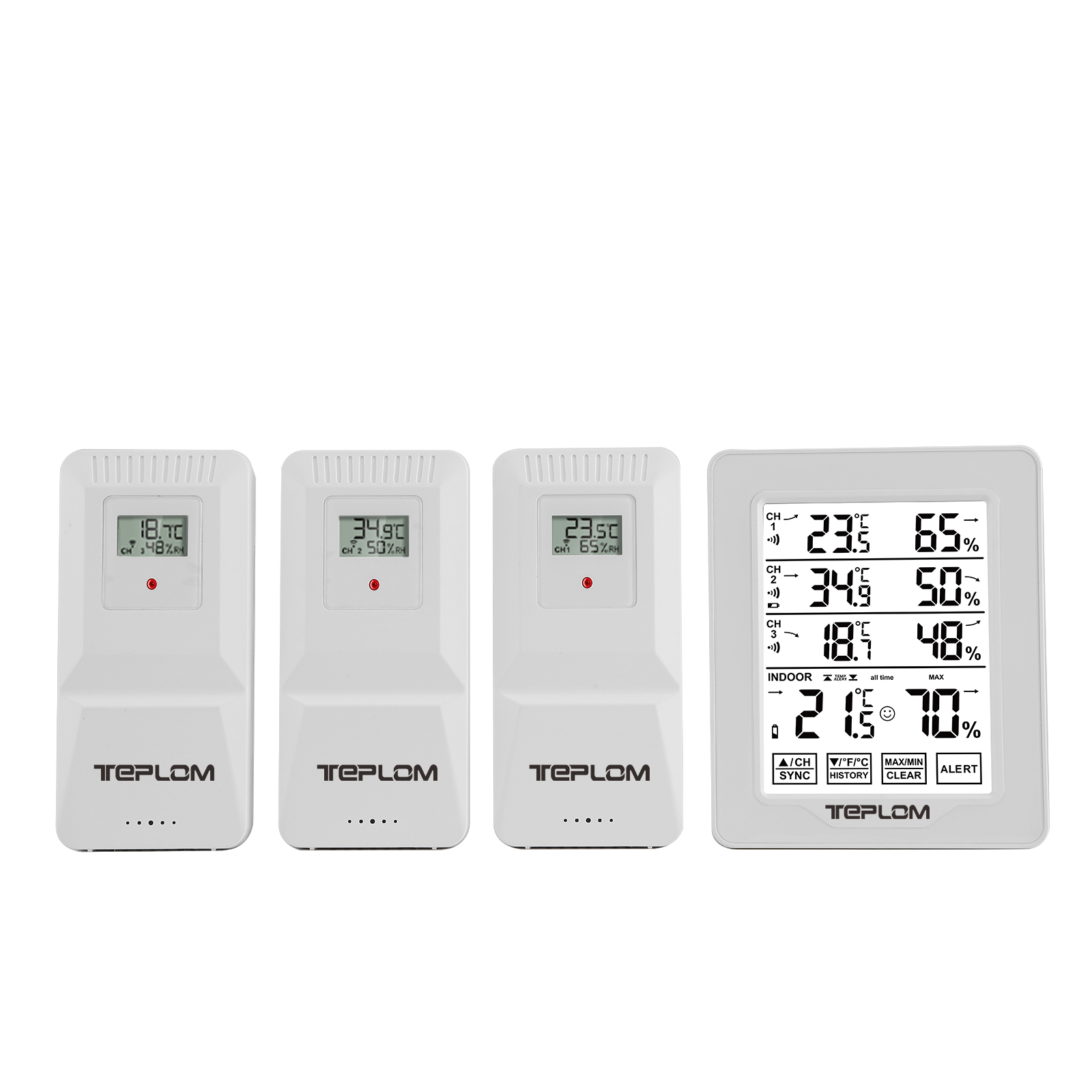 3-In-1 Wireless Indoor Outdoor - Thermometer Digital recension och pris